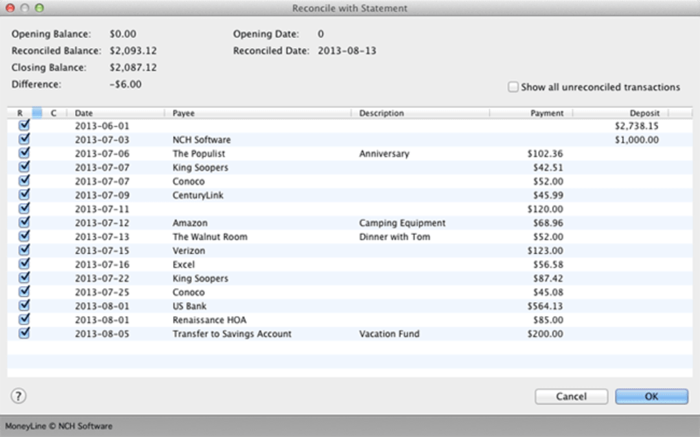personal finance for mac free